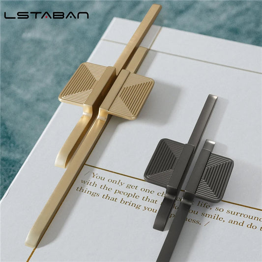 Copper Brushed Cabinet Pulls Zinc Alloy Cupboard Hhandle Furniture Wardrobe Knobs Kitchen Gold Cabinet Handles Hardware