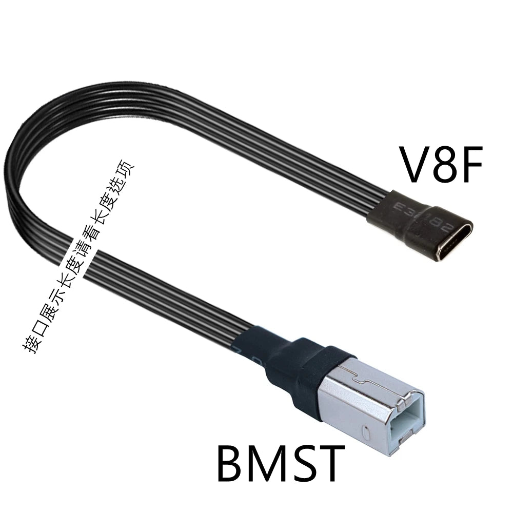5CM 10CM 90 Degree Up Down Left Right Micro USB 2.0 Male to Micro B Mini type-c usb Female Extension Cable 5CM-300CM