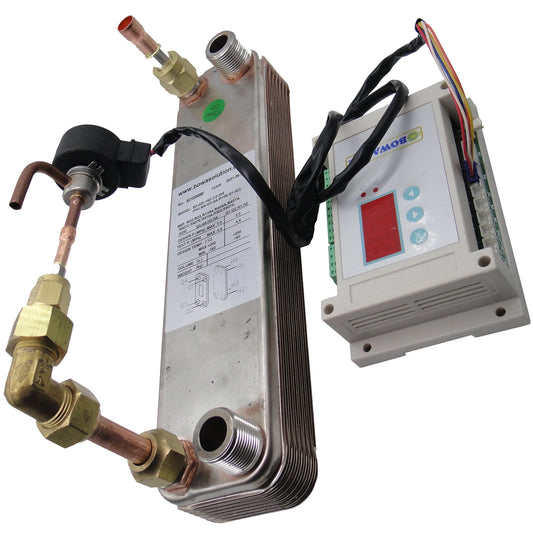 3000kcal heat exchangers of heat pump water heater's working assemblies complete provide one stop solutions for 1.5HP compressor