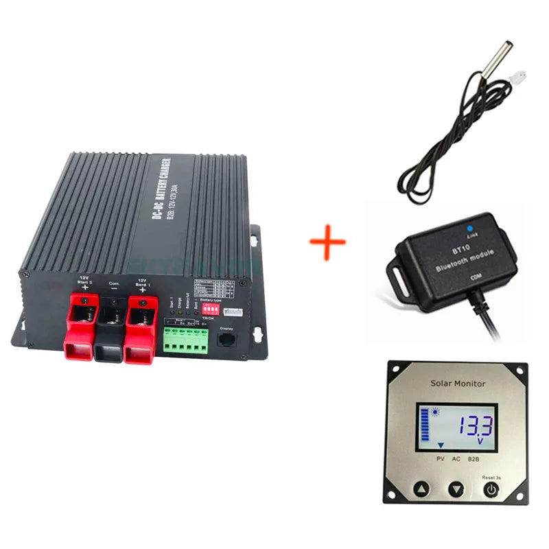 DC to DC Battery charger 12V TO 24V 25A fast RV 4WD Camper Trailer Yacht on board battery charger for lead acid lithium lifepo4