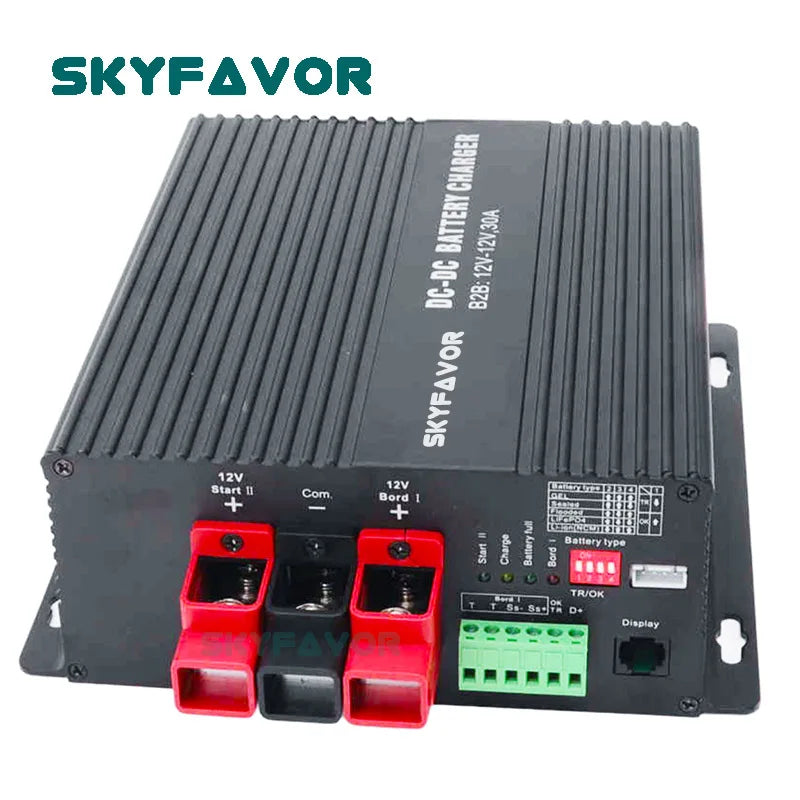 DC to DC Battery charger 12V TO 24V 25A fast RV 4WD Camper Trailer Yacht on board battery charger for lead acid lithium lifepo4