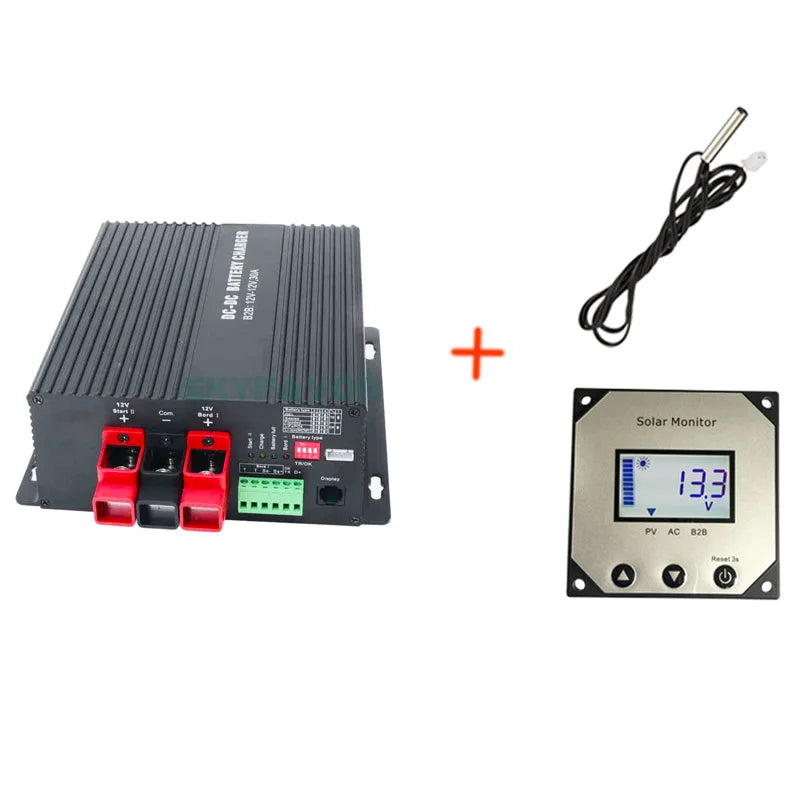 DC to DC Battery charger 12V TO 24V 25A fast RV 4WD Camper Trailer Yacht on board battery charger for lead acid lithium lifepo4