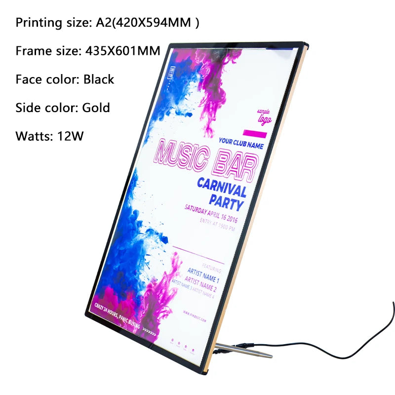 crystal lighting box crystal magnetic light box a2 tulundo