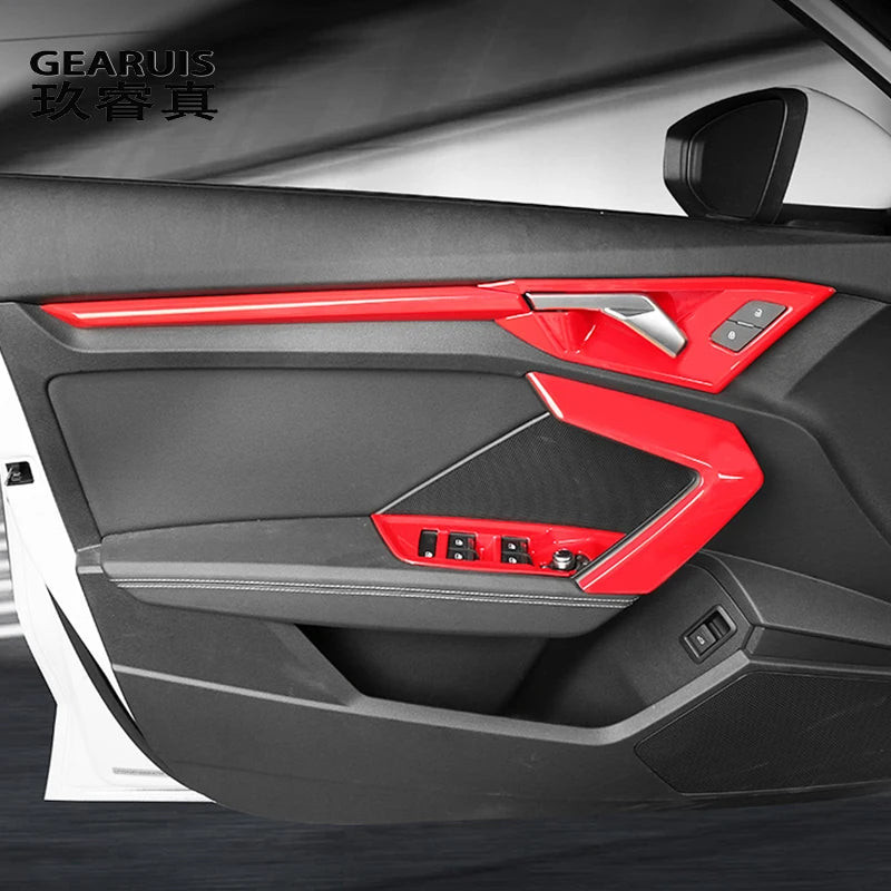 Car Styling For Audi A3 S3 8Y 2021-2022 Central Control dashboard drive air outlet Panel Cover Sticker Interior Trim Accessories