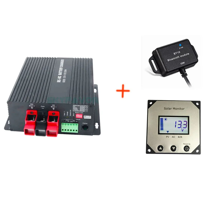 DC to DC Battery charger 12V TO 24V 25A fast RV 4WD Camper Trailer Yacht on board battery charger for lead acid lithium lifepo4