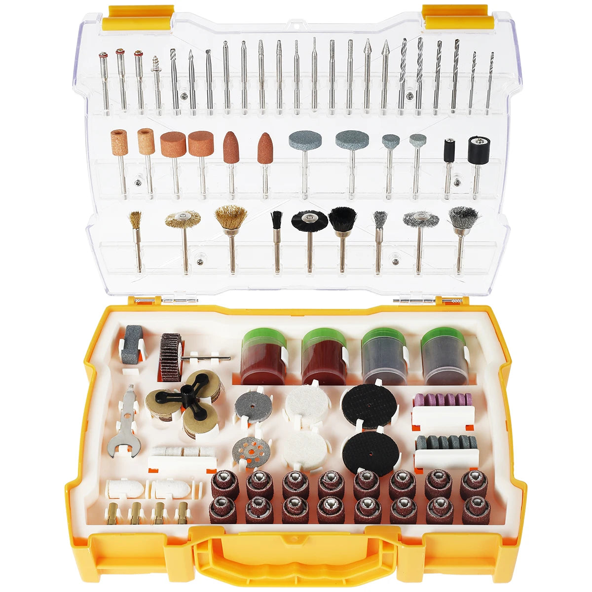 302Pcs Abrasive Rotary Tool Accessories Set Electric Mini Drill Bit Kit Sanding Polishing Cutting Engraving Heads For Dremel